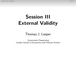 Slides - Thomas Leeper