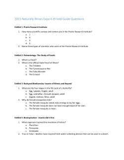 K-8 Field Guide Questions - Prairie Research Institute