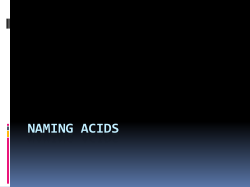 NAMING ACIDS