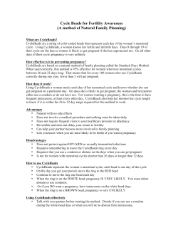 Natural Family Planning (Cycle Beads)
