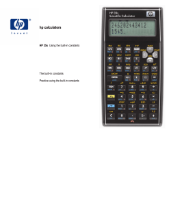 hp calculators