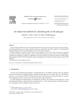An improved method for calculating the no-fit polygon