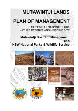 Mutawintji Lands - Office of Environment and Heritage