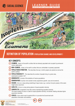 - The Population Policy of South Africa