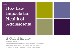 Can Law Impact Health