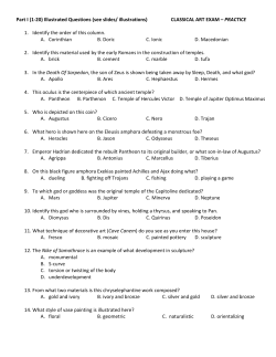 Part I (1-20) Illustrated Questions (see slides/ illustrations