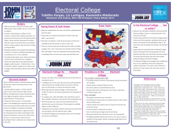 Electoral College - John Jay College