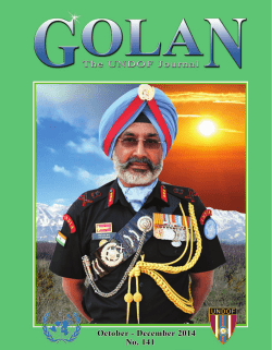 GOLAN n&ordm; 141 - the United Nations