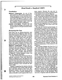 Dred Scott v. Sanford (1857)