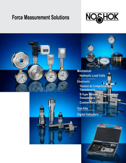 Force Measurement Solutions