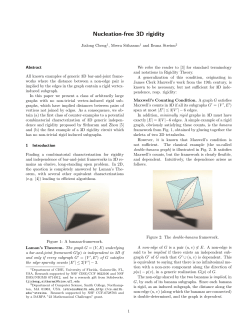 Nucleation-free 3D rigidity