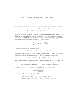Solutions - UBC Math