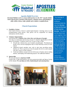 Apostles Build Overview Church Expectations