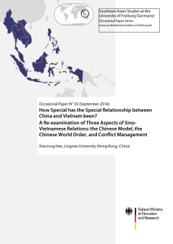 - Southeast Asian Studies at Freiburg