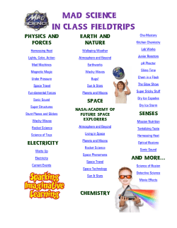 information on the topics. - Mad Science of Palm Beach