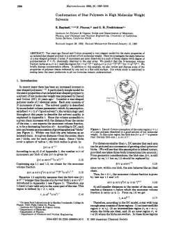 Conformation of star polymers in high-molecular