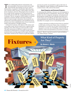 Fixtures - American Bar Association