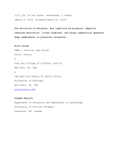 Final Atran_Henrich - University of British Columbia