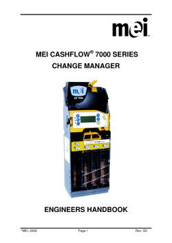 MEI CASHFLOW 7000 SERIES CHANGE MANAGER ENGINEERS
