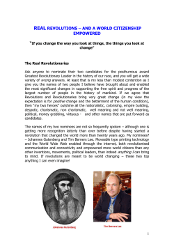 of real revolutions