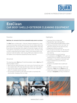EcoClean - Application Technology