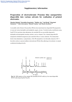 Supplementary information - Royal Society of Chemistry
