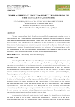 7. Humanities-Proverb as Determination-Usman