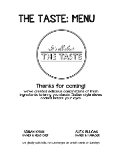 Menu - macarthur.com.au