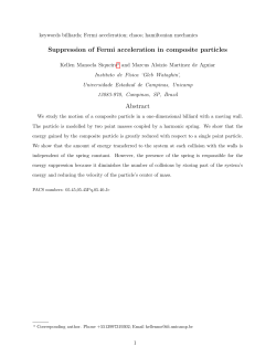 Suppression of Fermi acceleration in composite particles