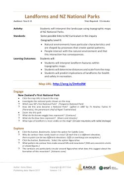 Interpreting the Landscape