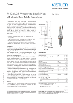 M12x1,25 Measuring Spark Plug