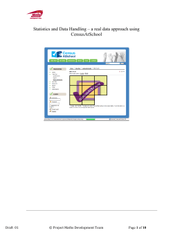 A guide to using Census@School