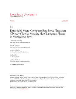 Embedded Micro-Computer Base Force Plate as an Objective Tool