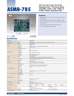 Datasheet - Advantech