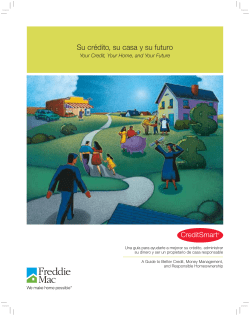 Su cr&eacute;dito, su casa y su futuro