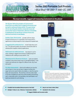 The most versatile, rugged soil measuring instrument on the planet