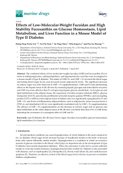 Effects of Low-Molecular-Weight Fucoidan and High Stability
