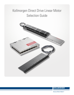 Kollmorgen Direct Drive Linear Motor Selection Guide
