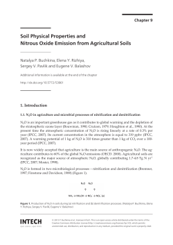 Soil Physical Properties and Nitrous Oxide Emission