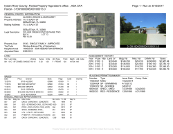 Property Record Cards - Indian River County Property Appraiser