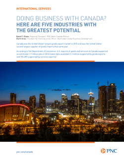 DOING BUSINESS WITH CANADA?