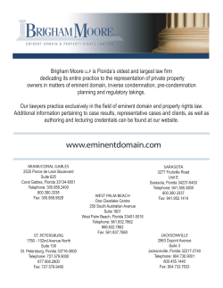 Firm Resum&eacute;  - Brigham Moore llp