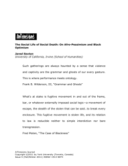 The Social Life of Social Death