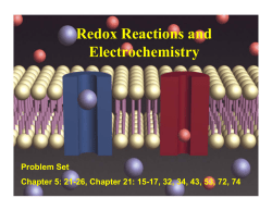Electrochemistry