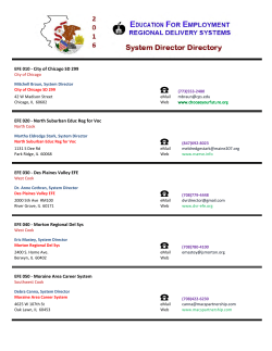 (EFE) Directory - Illinois State Board of Education