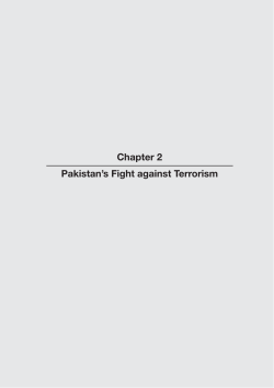 Chapter 2 Pakistan`s Fight against Terrorism