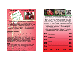 Holiday Shopping Pass - Huron