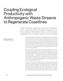 Coupling Ecological Productivity with Anthropogenic Waste Streams