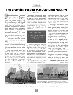 The Changing Face of Manufactured Housing
