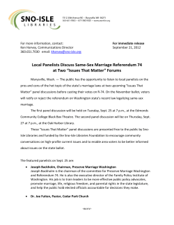 for immediate release - Sno